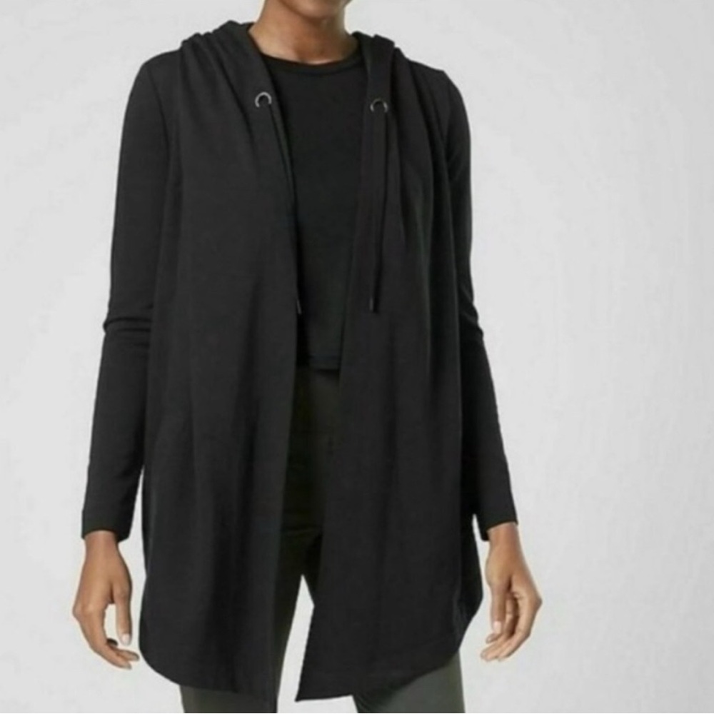 Athleta Vista Wrap Hooded Cape Jacket